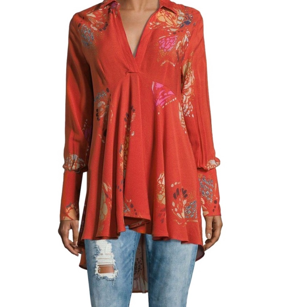 Free People Field of Butterflies Tunic